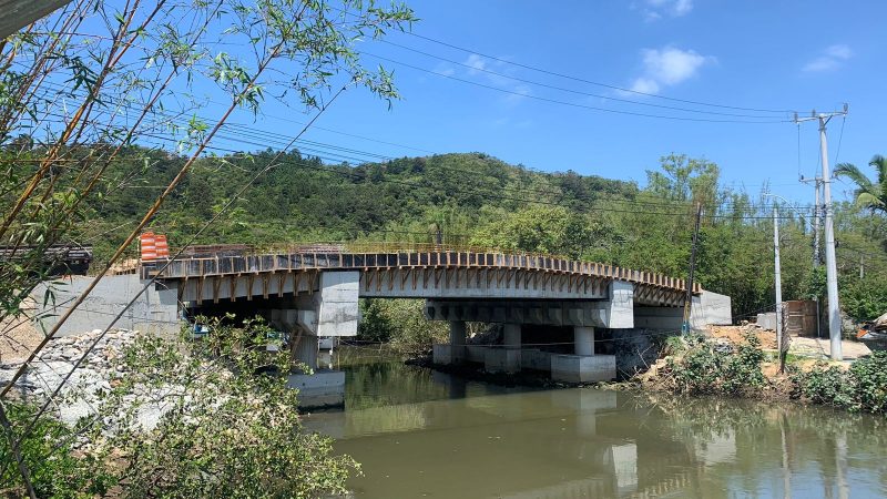 Ap&oacute;s atraso na obra, ponte entre Navegantes e Penha tem prazo para libera&ccedil;&atilde;o – Foto: Prefeitura de Penha/Divulga&ccedil;&atilde;o/ND