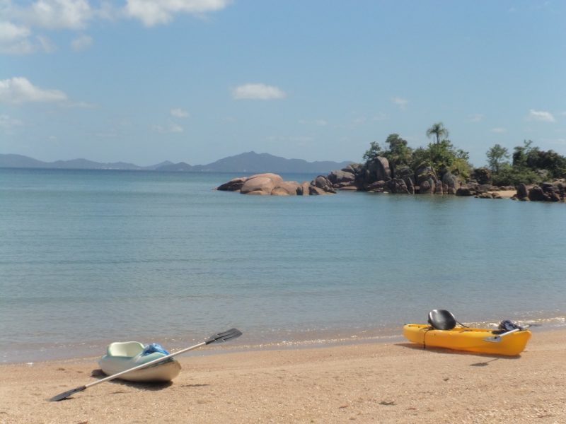 Praia da Ponta do Simão, em Governador Celso Ramos