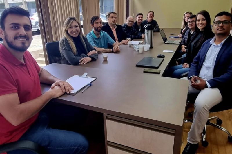 Reuni&atilde;o deu in&iacute;cio &agrave; transi&ccedil;&atilde;o de governos em Canoinhas – Foto: Divulga&ccedil;&atilde;o/ND