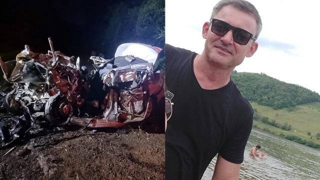 Motorista Morre E Carro Fica Destruído Em Acidente Na Br 282