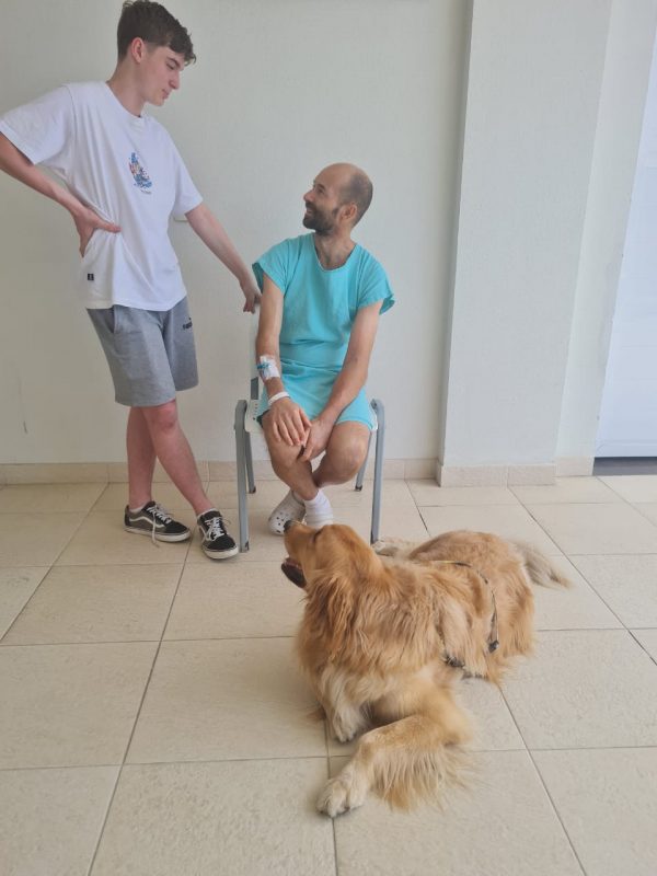 Filho de 16 anos de S&eacute;rgio n&atilde;o conseguiu visitar o pai na UTI durante 14 dias – Foto: Hospital Imigrantes/Divulga&ccedil;&atilde;o/ND