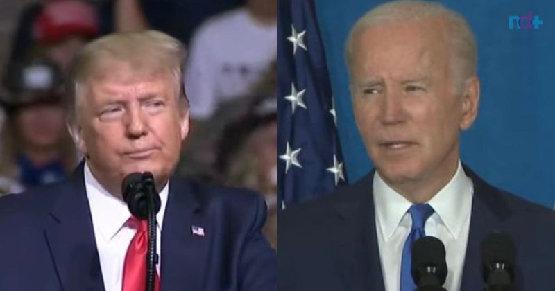 Donald Trump e o presidente Joe Biden – Foto: Reprodu&ccedil;&atilde;o/Youtube