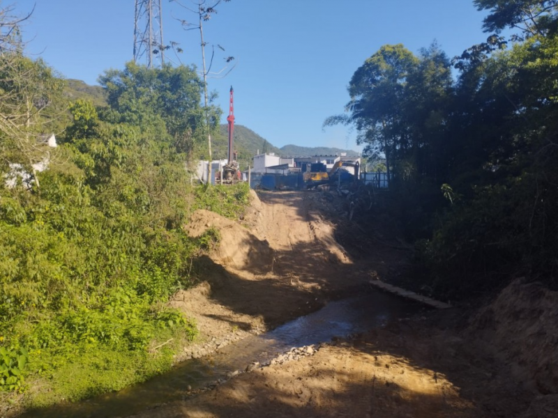 O investimento da Prefeitura de Blumenau na nova ponte entre as ruas Progresso e Santa Terezinha &eacute; de R$ 6,3 milh&otilde;es – Foto: Divulga&ccedil;&atilde;o