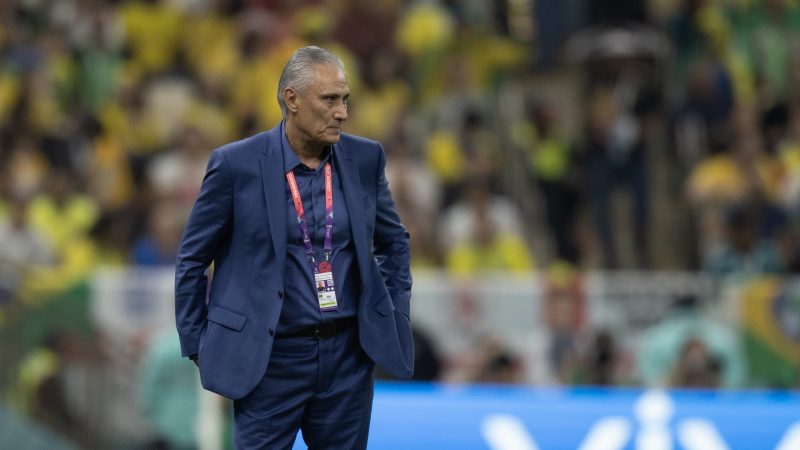Tite deixou a sele&ccedil;&atilde;o brasileira ap&oacute;s a elimina&ccedil;&atilde;o na Copa do Mundo – Foto: Lucas Figueiredo/CBF/ND