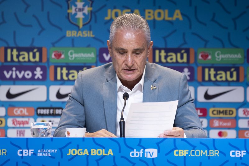 Tite convocou a Sele&ccedil;&atilde;o Brasileira para a Copa do Mundo – Foto: Lucas Figueiredo/CBF/ND