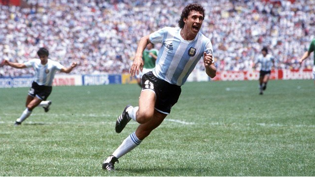 Valdano brilhou ao lado de Maradona – Foto: AFA/Divulga&ccedil;&atilde;o