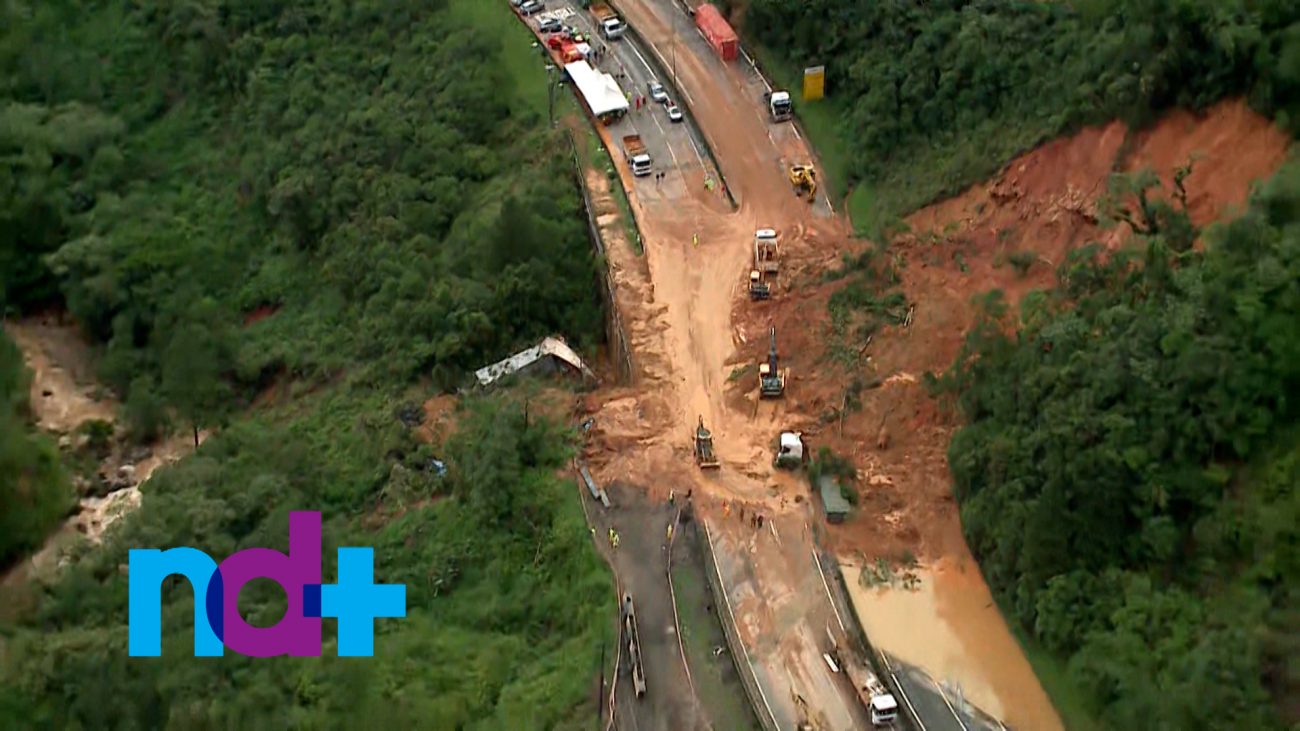 Cars were buried and trucks were swept away by the force of the landslide - Luciano Chinasso/RICTV