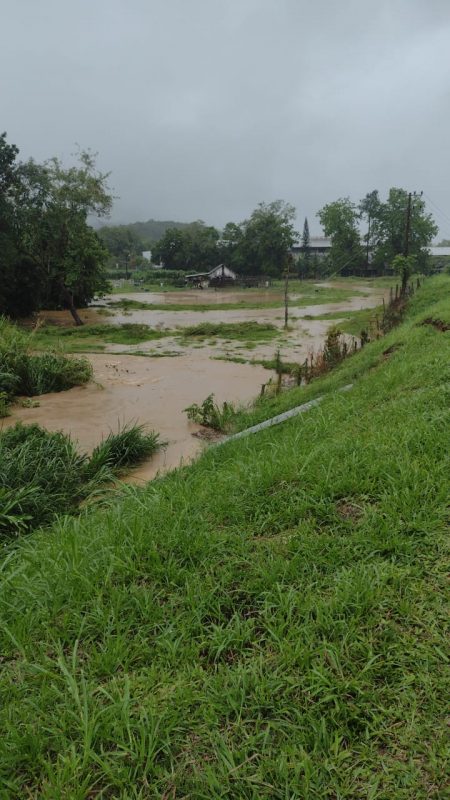 Itoupava Central registrou alagamentos – Foto: Divulga&ccedil;&atilde;o/ND