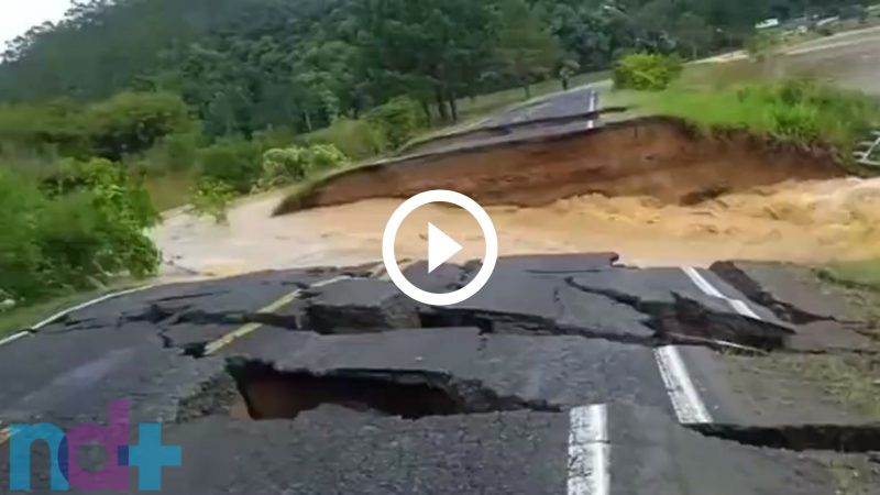 SC-477 liga Benedito Novo a Doutor Pedrinho – Foto: Divulga&ccedil;&atilde;o/PMRv-SC/ND