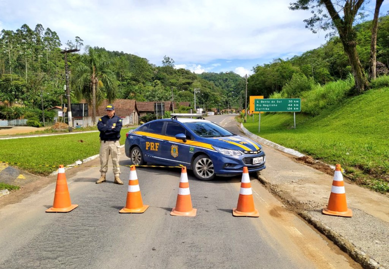 DNIT alerta para interdição total na BR-280/SC, na Serra de Corupá - Portal  São Bento Notícias