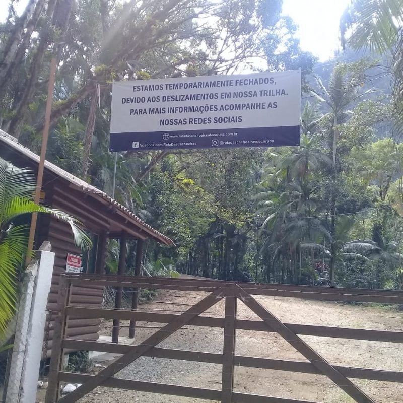 Foto de 2021 da uma sinaliza&ccedil;&atilde;o que o local permanece fechado – Foto: Internet/Reprodu&ccedil;&atilde;o/ND