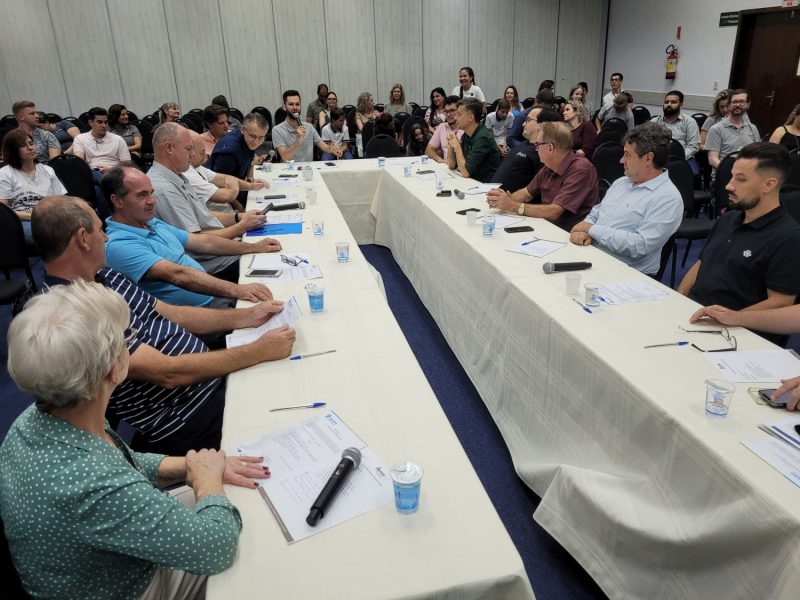 A elei&ccedil;&atilde;o aconteceu na sede da entidade em Blumenau – Foto: Divulga&ccedil;&atilde;o/Michele Prada/ND
