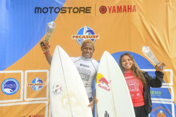 Floripa Pro 2022: Jos&eacute; Francisco e Tain&aacute; Hinckel s&atilde;o os campe&otilde;es Catarinenses de Surf Profissional da temporada 22 – Foto: m&aacute;rcio david/fecasurf