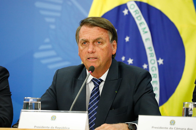 Presidente Jair Bolsonaro deu a declara&ccedil;&atilde;o nesta quarta-feira (28) – Foto: Alan Santos Pal&aacute;cio do Planalto/Reprodu&ccedil;&atilde;o/ND