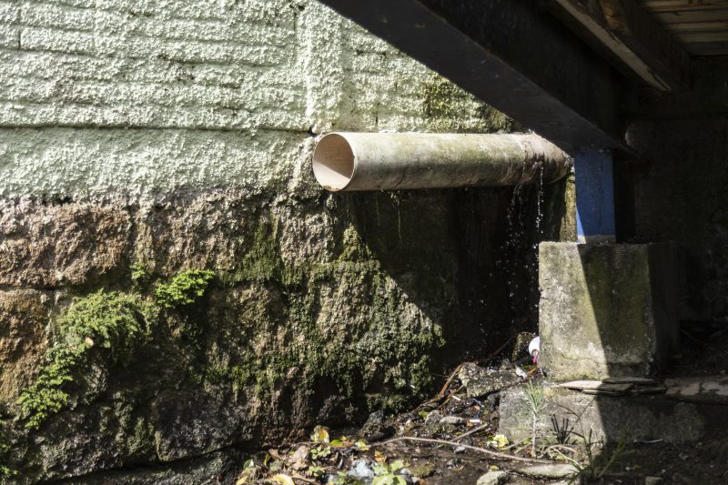 Saneamento na Barra da Lagoa, em Florian&oacute;polis – Foto: Anderson Coelho/Arquivo/ND