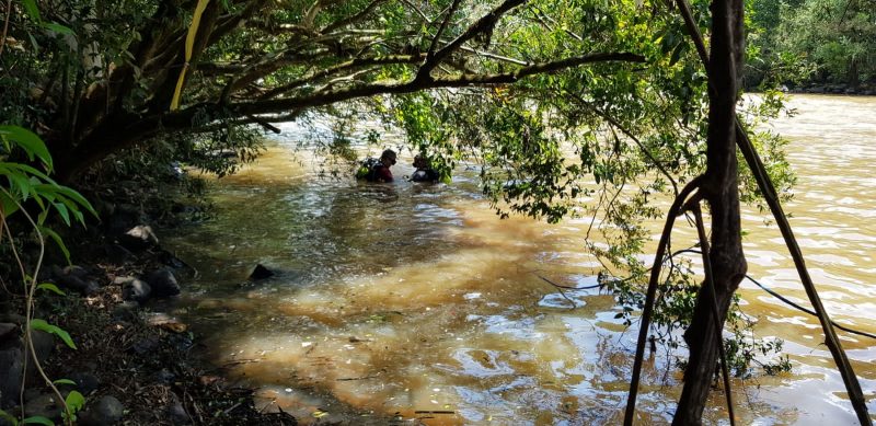 Corpo do menino foi encontrado neste domingo (11) por mergulhadores – Foto: Bombeiros/Divulga&ccedil;&atilde;o/ND