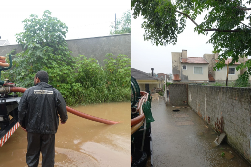 Em 48 horas choveu 97 mm na Capital – Foto: Prefeitura de Florian&oacute;polis/Divulga&ccedil;&atilde;o/ND