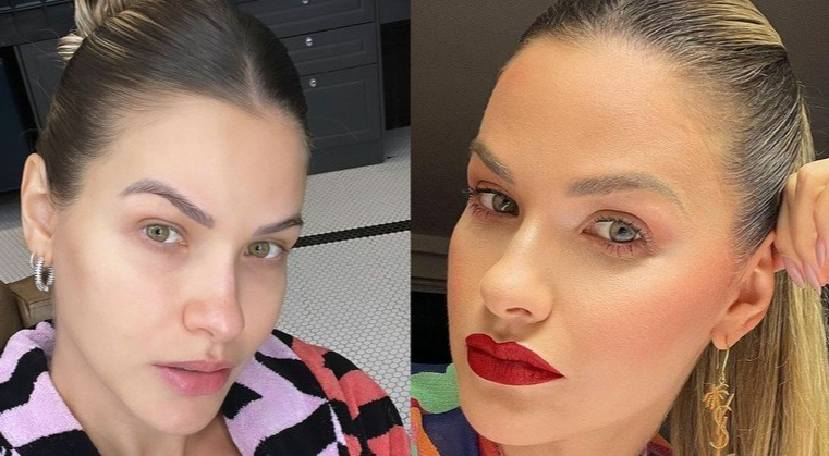 Andressa Suita aparece sem maquiagem – Foto: Instagram/Reprodu&ccedil;&atilde;o/ND