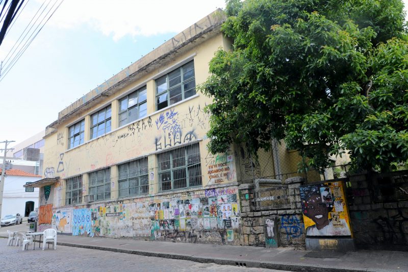 Pr&eacute;dio da Escola Antonieta de Barros, no Centro Hist&oacute;rico de Florian&oacute;polis – Foto: Matheus Vargas/Divulga&ccedil;&atilde;o/ND