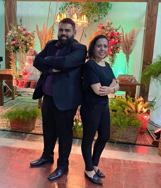 Cris e o esposo Danimar trabalham juntos. – Foto: Arquivo Pessoal/Divulga&ccedil;&atilde;o/ND