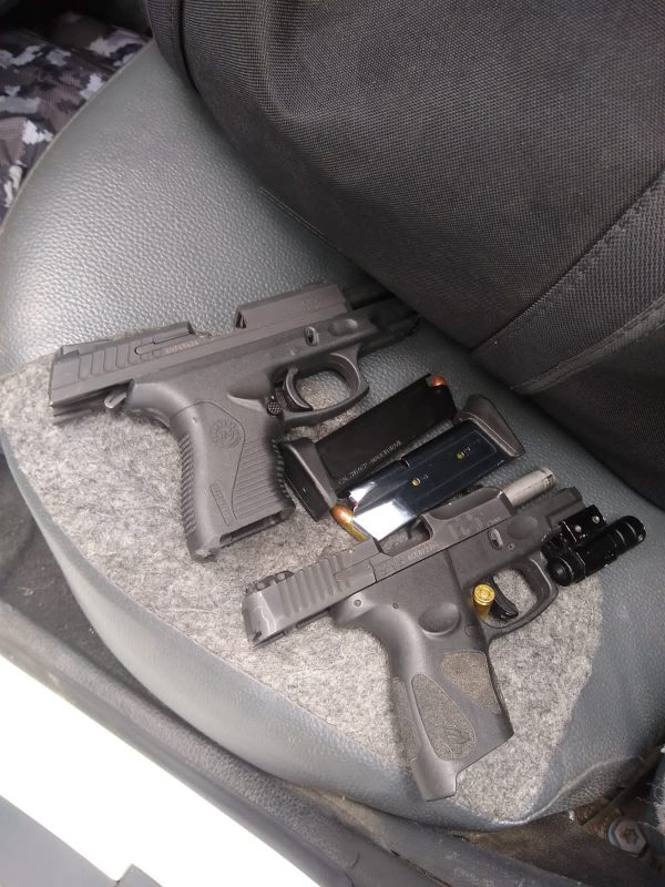 Suspeitos de assalto a m&atilde;o armada em banco de Doutor Pedrinho s&atilde;o presos – Foto: Divulga&ccedil;&atilde;o/Pol&iacute;cia Militar