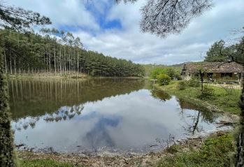 Barragem em Benedito Novo, interior de Santa Catarina – Foto: Divulga&ccedil;&atilde;o/SEMA/ND