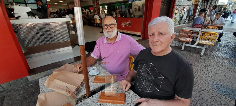 Beto Boca e Acioli, ex-craques do Cupido valorizam a amizade. – Foto: ND/divulga&ccedil;&atilde;o
