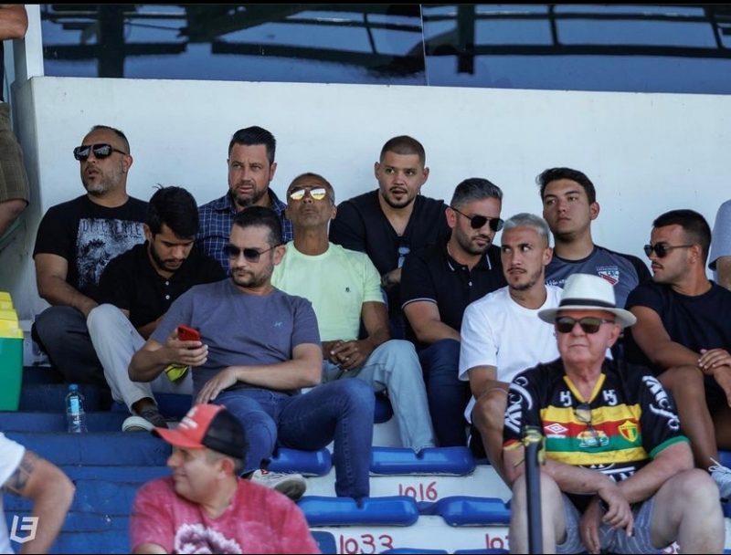 Rom&aacute;rio assistiu ao duelo entre Brusque e Atl&eacute;tico Catarinense, amistosos preparat&oacute;rio antes do Catarinense – Foto: Divulga&ccedil;&atilde;o/ND