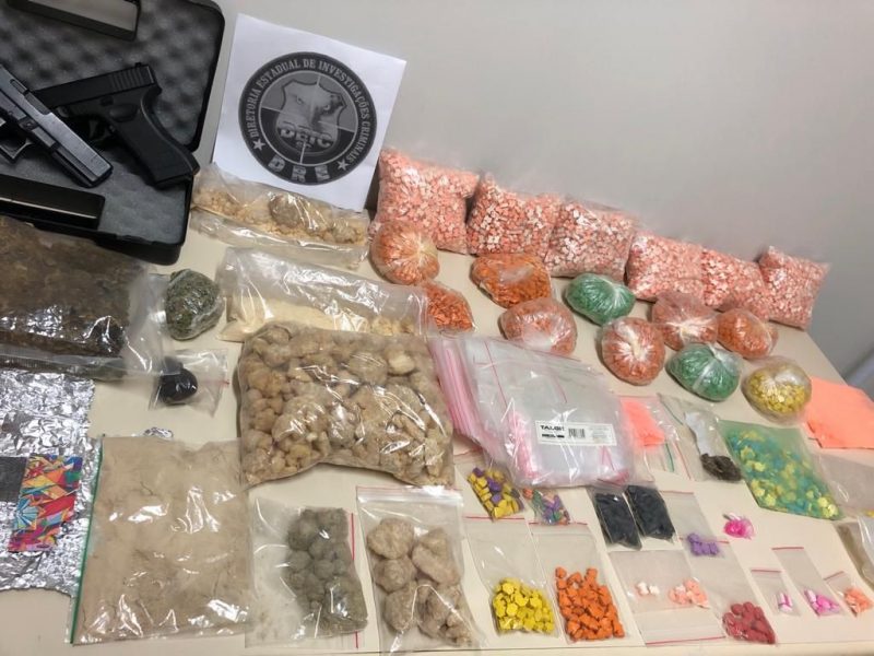 Deic ainda n&atilde;o confirmou a quantidade exata dos entorpecentes – Foto: Pol&iacute;cia Civil/Divulga&ccedil;&atilde;o
