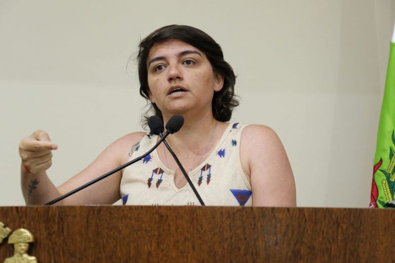 Carla Ayres, que apresentou den&uacute;ncia por ass&eacute;dio na sess&atilde;o da &uacute;ltima quarta-feira (7) – Foto: &Eacute;dio H&eacute;lio Ramos/Divulga&ccedil;&atilde;o/ND