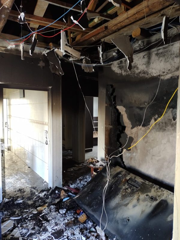 Casa pega fogo em Ituporanga enquanto propriet&aacute;ria viaja – Foto: Divulga&ccedil;&atilde;o/Corpo de Bombeiros