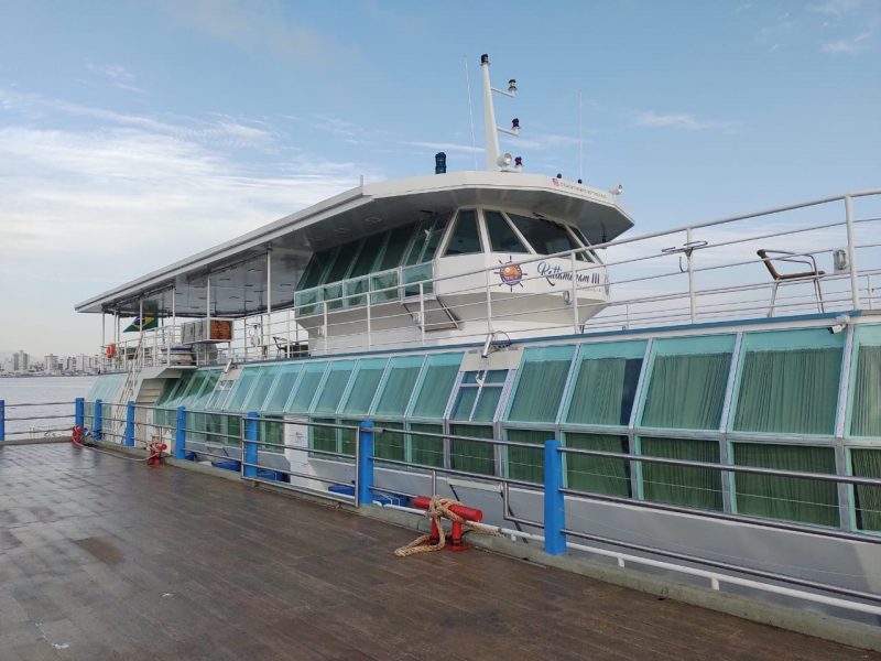 Catamar&atilde; chegou a Florian&oacute;polis – Foto: Paulo Mueller/NDTV