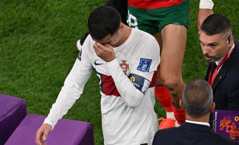 Cristiano Ronaldo fracassou na temporada – Foto: NELSON ALMEIDA / AFP / ND