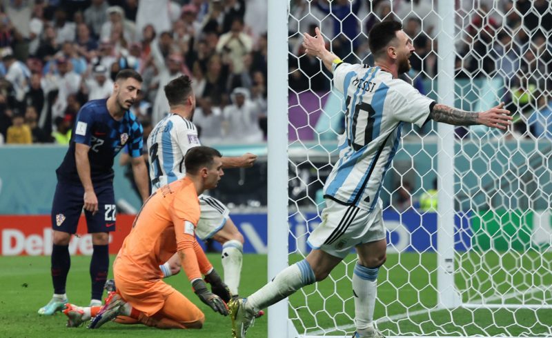 Argentina garantiu vaga na final ao vencer a Croácia