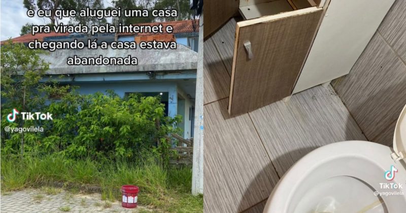 Fam&iacute;lia aluga casa para virada em praia de Laguna e encontra ‘hospedagem do terror’ – Foto: Internet/Reprodu&ccedil;&atilde;o/ND