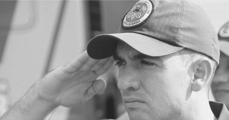 Bombeiro morreu quando tentava resgatar uma v&iacute;tima – Foto: CBMSC/Divulga&ccedil;&atilde;o/ND