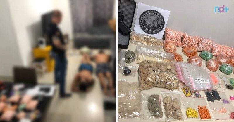 Criminosos enviam drogas pelo correios – Foto: Pol&iacute;cia Civil/Divulga&ccedil;&atilde;o