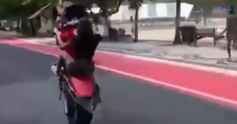 “Mandraka” teve a moto apreendida por n&atilde;o pagar estacionamento rotativo – Foto: Reprodu&ccedil;&atilde;o/Internet