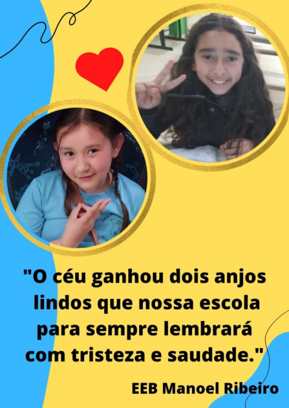 luto na escola onde as filhas estudavam 