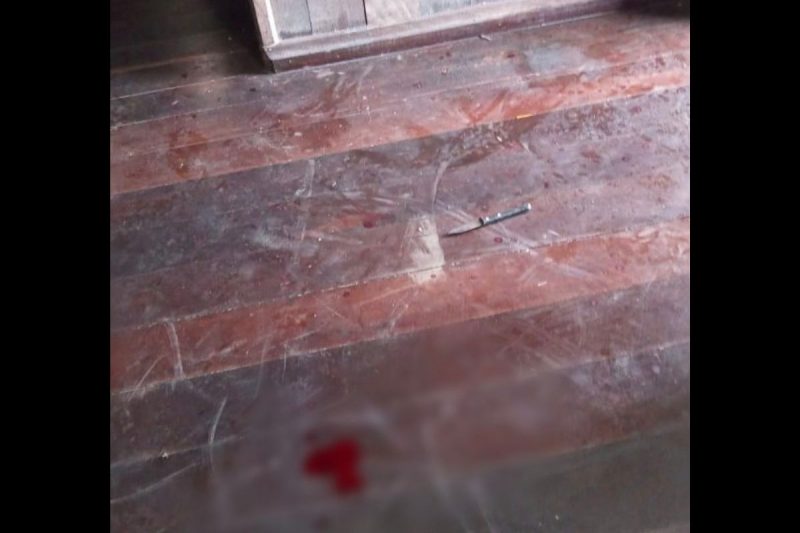 Homem foi morto com golpes de faca – Foto: Pol&iacute;cia Militar