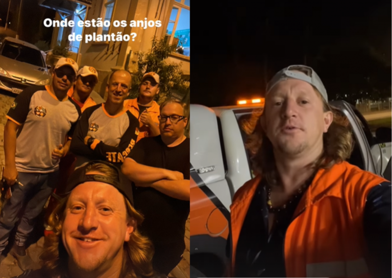 Dianho chega na Grande Florian&oacute;polis para auxiliar a for&ccedil;a-tarefa na ajuda dos munic&iacute;pios – Foto: @dianhooficial/Instagram/Reprodu&ccedil;&atilde;o/ND