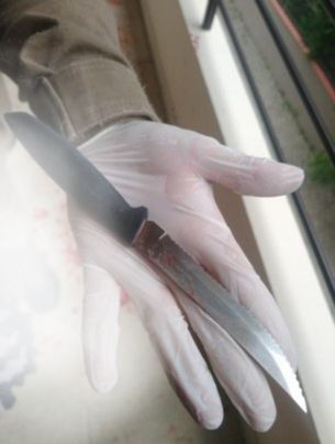 Homem de 20 anos foi preso ap&oacute;s tentar matar a namorada a facadas – Foto: Divulga&ccedil;&atilde;o/Pol&iacute;cia Militar de Blumenau/ND