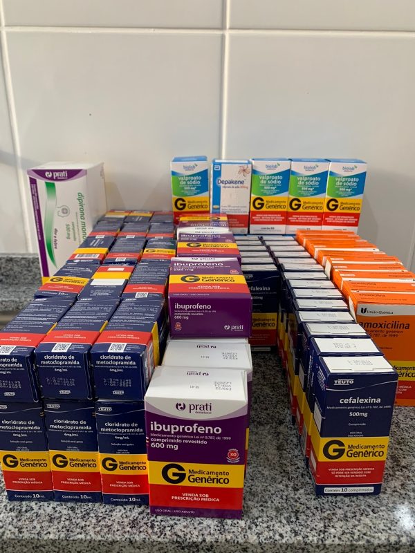 Medicamentos comprados pelo juiz – Foto: Jo&atilde;o Marcos Buch/Arquivo Pessoal/ND