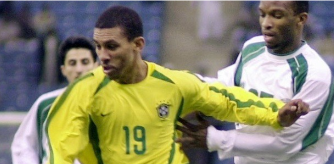 Djalminha em a&ccedil;&atilde;o pela Sele&ccedil;&atilde;o – Foto: CBF