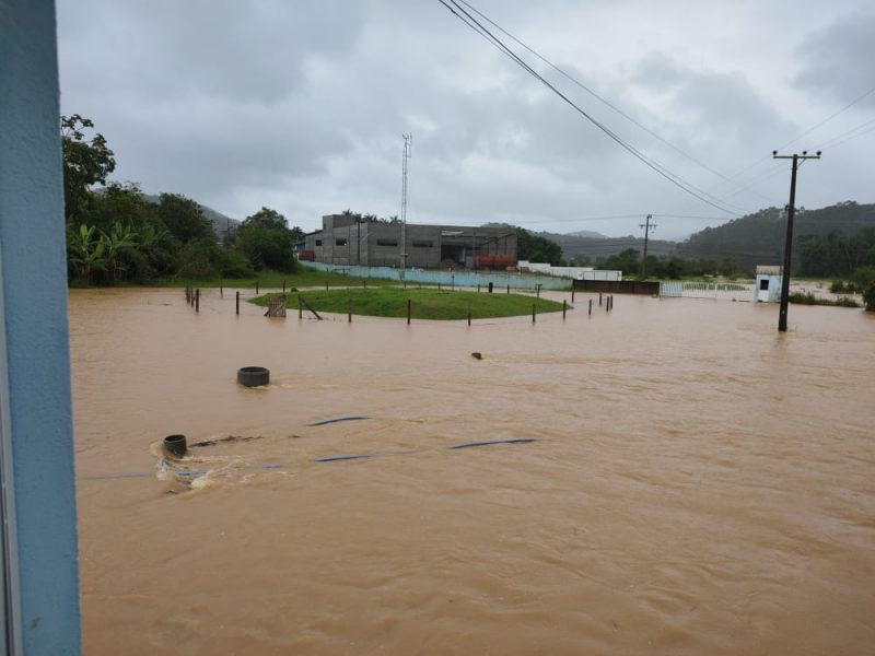 Rio Cambori&uacute; ultrapassou 3 metros – Foto: Emasa/Divulga&ccedil;&atilde;o/ND