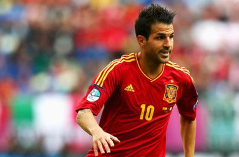 Fabregas foi banco na Espanha – Foto: Fifa
