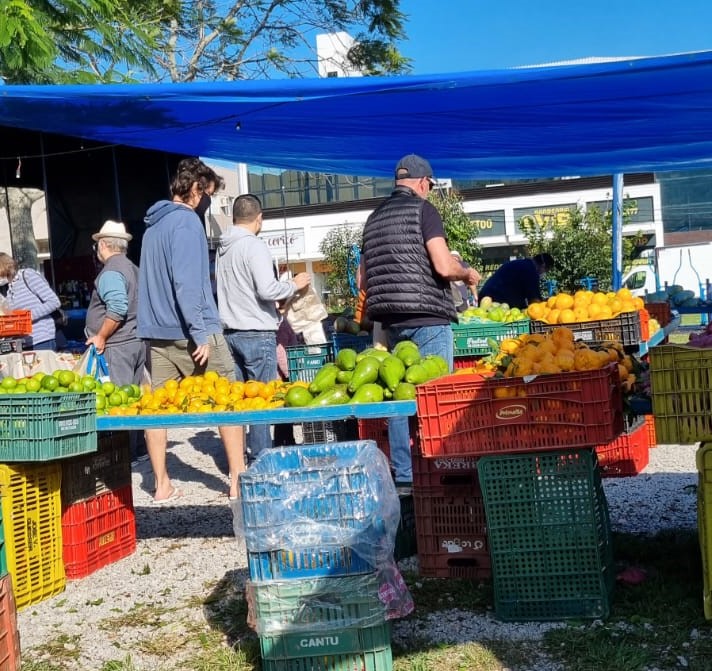 Feira do bairro Santa Mônica, em Florianópolis &#8211; Foto: Ana Schoeller/ND