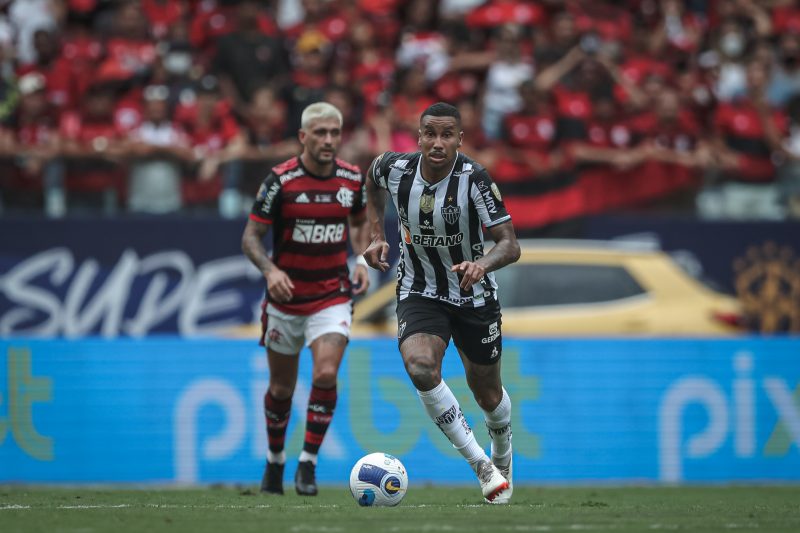 Atl&eacute;tico-MG 2×2 Flamengo: Ap&oacute;s joga&ccedil;o no tempo normal, o Galo venceu o Flamengo nos p&ecirc;naltis e conquistou o t&iacute;tulo da Supercopa – Foto: Pedro Souza/Atl&eacute;tico-MG/ND