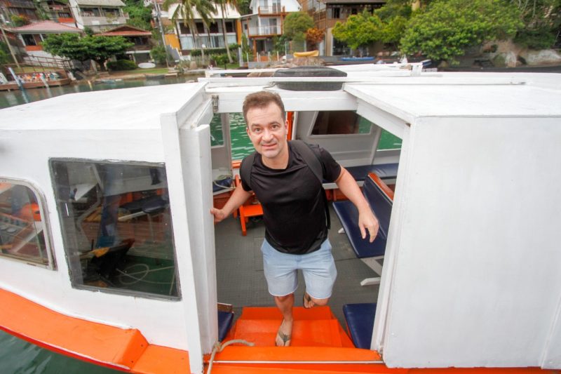 Turista de BH, Flavio fez o passeio pela primeira vez – Foto: Leo Munhoz/ND