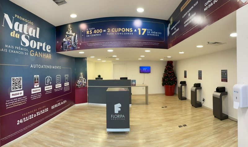 O empreendimento aposta no sistema de autoatendimento digital &ndash; Foto: Floripa Shopping/Divulga&ccedil;&atilde;o